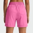 thumbnail image 6 of Plus Size Shorts for Women Casual Drawstring Elastic Waisted Athletic Workout Shorts with Zipper Pockets, 6 of 8