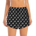 thumbnail image 2 of Balery Golf Balls Pantalones cortos deportivos para mujer con forro y dos bolsillos, elásticos, para entrenamiento, gimnasio, yoga-X-Large, 2 of 7