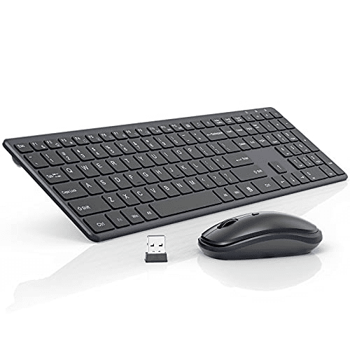 Wireless Keyboard And Mouse Combo, 2.4GHz Slim Full India - View #2