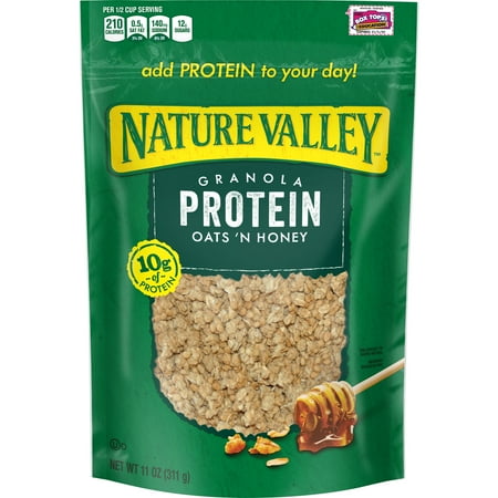 Nature Valley Granola, Protein, Oats N' Honey, Crunchy Granola Bag, 11 oz