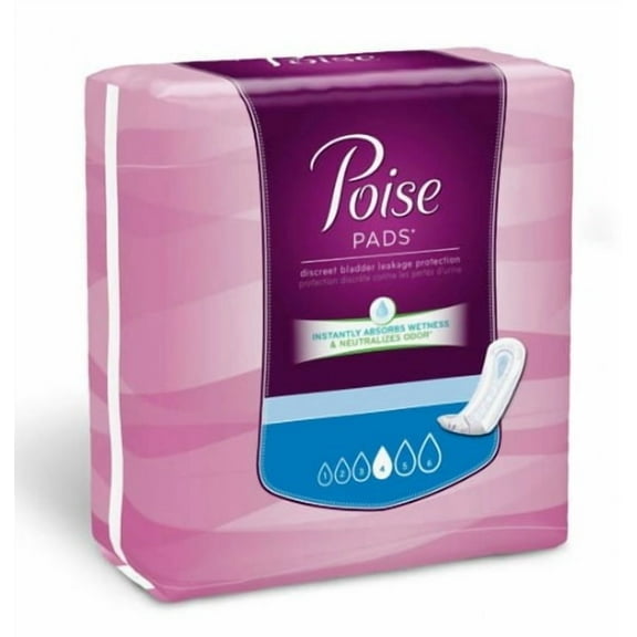 Poise 19564 Female Bladder Control Pad Case of 120