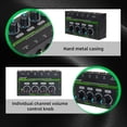 thumbnail image 4 of HA400 PRO Amplificador de Audio Mini Amplificador de Audio para Auriculares Estéreo de 4 Canales para Clubes Pequeños Enchufe Doméstico de EE. UU., 4 of 8