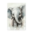 thumbnail image 2 of Watercolor Elephant Painting 2 - Nursery Collection- Bedtime Stories, 2 of 6