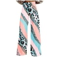 thumbnail image 3 of QATAINLAV Womens Wide Leg Jeans Plus Size Baggy Palazzo Pants Fashion Leopard Print Jean Pants Fall Outdoor Denim Trousers with Pockets Today Sales Multicolor 5XL, 3 of 6