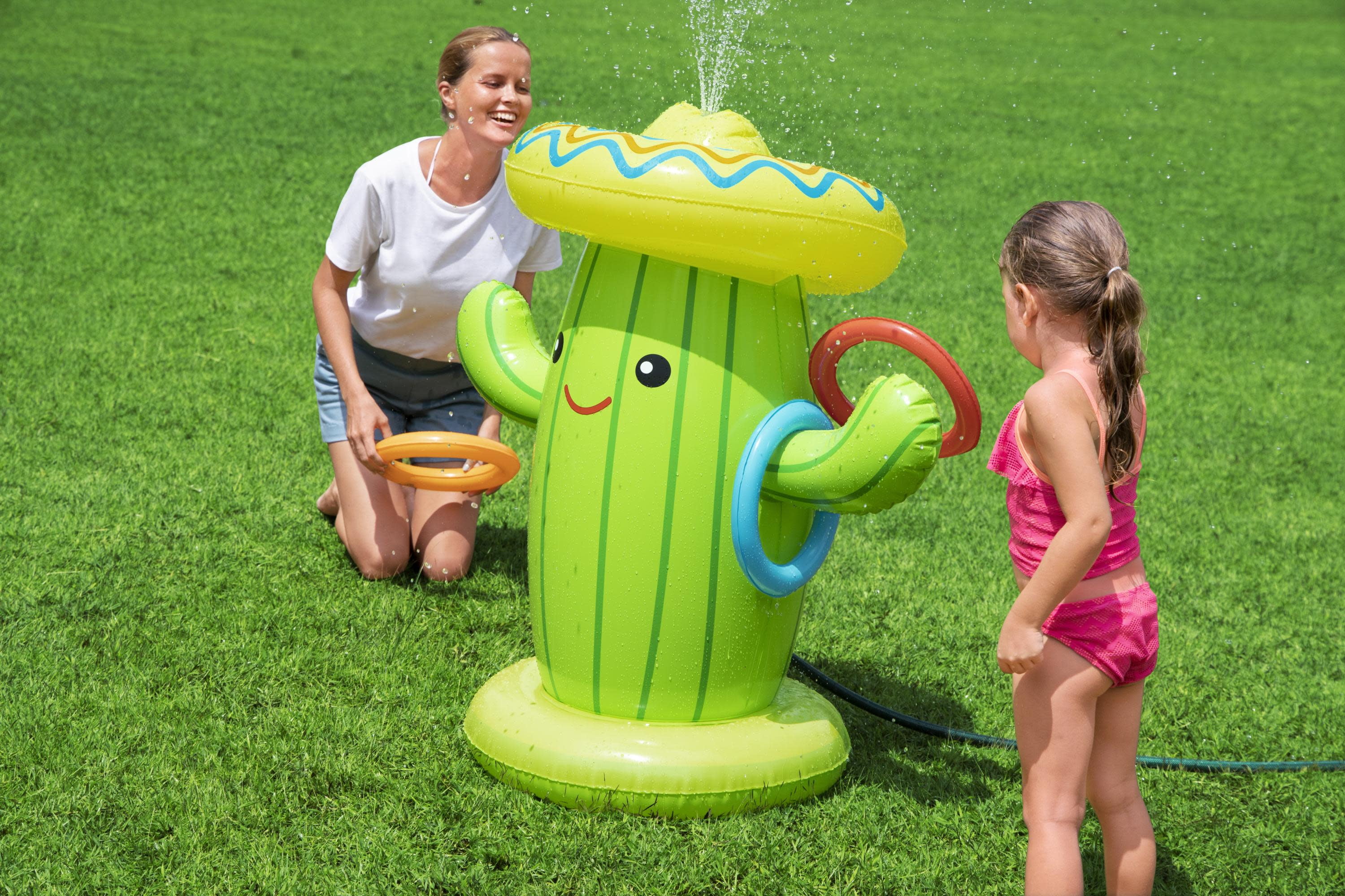 H2OGO! Sweet Inflatable Kids Spiky Sprinkler & Cacti