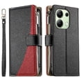 thumbnail image 2 of Funda cartera GANGXUN para Xiaomi Redmi Note 13 4G , cuero PU con tarjetero, cremallera, correa de mano, soporte y protección 1243°, 2 of 6