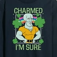 thumbnail image 3 of SpongeBob SquarePants - Charmed I'm Sure - Men's Long Sleeve T-Shirt, 3 of 6