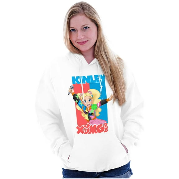 XOMG POP Band Kinley Cartoon Fan Women Plus Size Hoodie Brisco Brands 2X