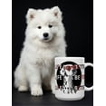 thumbnail image 3 of Taza de cerámica 445 ml con diseño gráfico de perro dálmata, 3 of 7