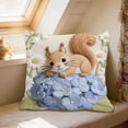 thumbnail image 6 of Cute Animals Decorative Throw Pillow Cover , Animals Family Animals Outdoor Pillow Cases Square Standard Cushion Cover for Sofa Couch Bed Car 17.72x17.72 inch, 6 of 6