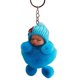 thumbnail image 2 of 1 llavero de muñeco de bebé durmiendo, esponjoso, colgante, regalo, patrón de lazo (azul), 2 of 7