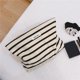 thumbnail image 4 of Bolsas de maquillaje de lona con tiras Caja de maquillaje ligera para regalos navideños (Blanco) Likrtyny Cuidado Belleza, 4 of 9
