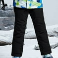 thumbnail image 2 of Mercatoo Girls Boys Insulated Ski 𝗕𝗶𝗯 Overalls Waterpro𝗼f Sn𝗼w Pants Winter Thick Ski Trousers Teen Kid Windproof Outdoor Snowpants, 2 of 7