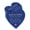 Blue, variant on Inkdotpot Gold Foil Paper Hang Tag Hugs & Kisses From The Wedding Favor Tag 50 Pieces