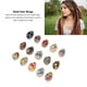 thumbnail image 4 of Anillos decorativos de concha para trenzas de pelo ANGGREK portátiles para espectáculos de cine, 4 of 8