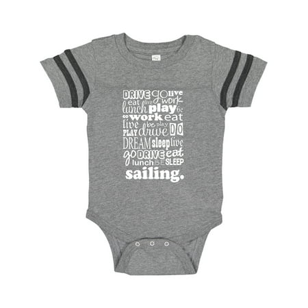 

Inktastic Sailing Boating Gift Gift Baby Boy or Baby Girl Bodysuit