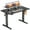 Black 48", variant on edx Electric Standing Desk, Height Adjustable Desk, 40 x 24 Inches Ergonomic Stand up Desk