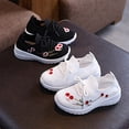 thumbnail image 6 of Aihuaihua 2026 Girls Casual Sneakers Breathable Mesh Embroidered Athletic Walking Shoes For Toddler Kids White, 6 of 8
