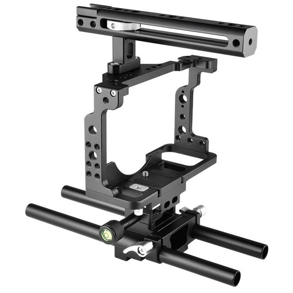YELANGU C15 Camera Cage with Baseplate and Top Handle for Nikon Z6, Z7