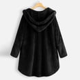 thumbnail image 5 of Kaondbfi Women's Sweater Coat, Button Up Hooded Autumn Winter Coat with Large Long Sleeved Pockets Winter Coat for Women, 5 of 7