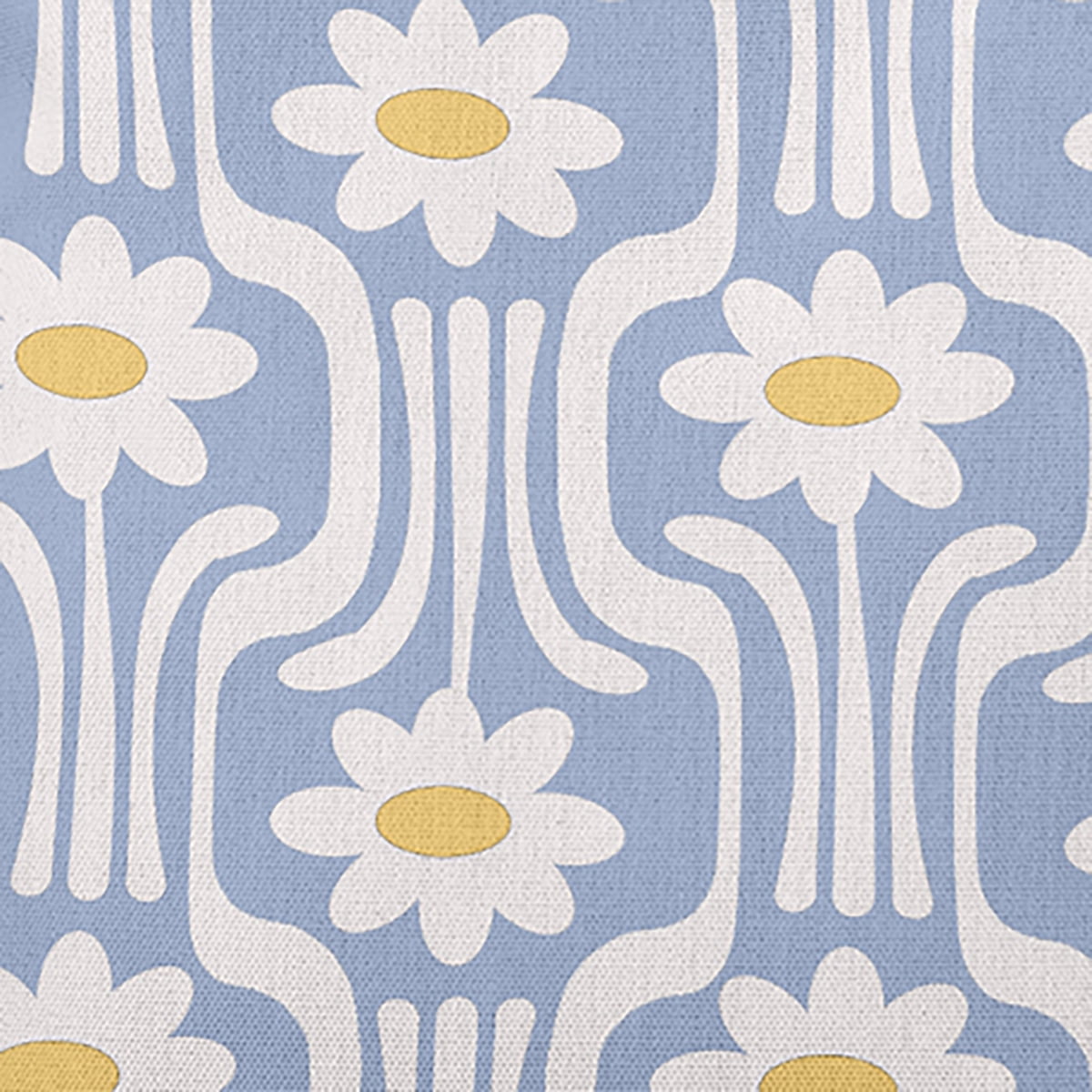 24" x 24" Simply Daisy Daisys and Squiggles Poly Pillow with Zipper, Peri Qty 1