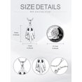 thumbnail image 4 of Dorunmo Ghost Necklace for Women 925 Sterling Silver Ghost Pendant Halloween Necklace for Her, 4 of 6