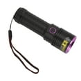 thumbnail image 4 of 365nm Ultraviolet Flashlight,  Heat Dissipation Black Light Flashlight Rechargeable With USB Cable For Currency Verification, 4 of 8