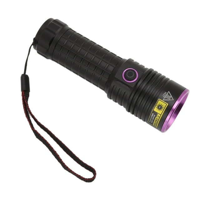 365nm Ultraviolet Flashlight, Anti Skid Black Light Flashlight Y48 For Resin Curing