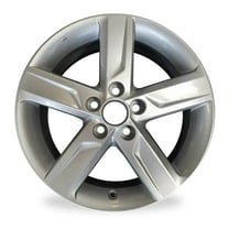 17" 17x7" Automotive Rim New Single 5 Spoke Wheel for Toyota Camry 2012 - 2014 Silver OEM Design Replacement 69604