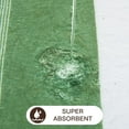 thumbnail image 5 of Bathroom Rug 32x20, Soft Absorbent Microfiber Bath Rug, Non-Slip Quick Dry Bath Carpet, Machine Washable Bathroom Accessories, Floor Décor Bathmat for Bathroom, Tub and Shower, Sage Green Stripes, 5 of 6