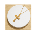 thumbnail image 2 of Collar Xtellar doardo Cruz Mujer Dije Cadena Oro 18k Exquisito, 2 of 4