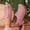 Pink, variant on Women's Outdoor Chunky High Heel Sandals, Solid Thick Platform, Comfy Versatile Casual Daily Spring Summer Footwear Black 41