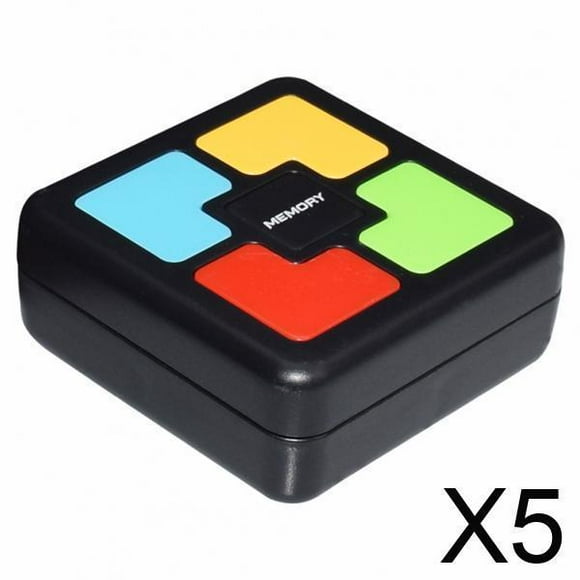Runquan 5xPocket Memory Game Toy Repeat Light and Sound Sequence Remember Challenge A