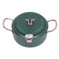 thumbnail image 4 of Deep Fryer Pot, Japanese Tempura Cast Iron Deep Fryer with  and Oil Drip Drainer Rack Multipurpose Double Handles Frying Pot for Kitchen French Fries Fish Chicken, 4 of 8