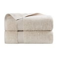thumbnail image 2 of Superior Egyptian Cotton Absorbent Stone Bath Sheet Set of 2, 2 of 15