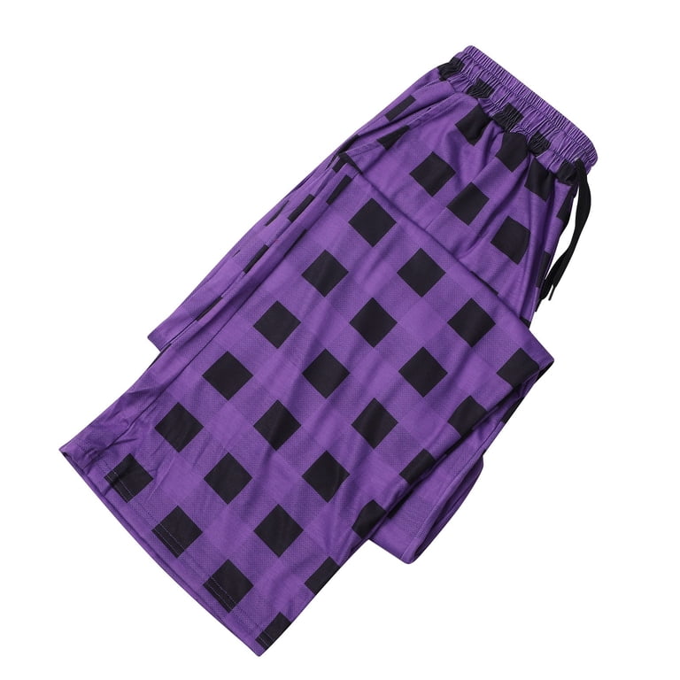 Purple Work Pants for Men, Golf Pants, Weekend Polyester Hiking