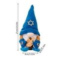 thumbnail image 3 of Hanukkah Toy Swedish Tomte Christmas Festive Ornament Soft Stuffed Animal, 3 of 4