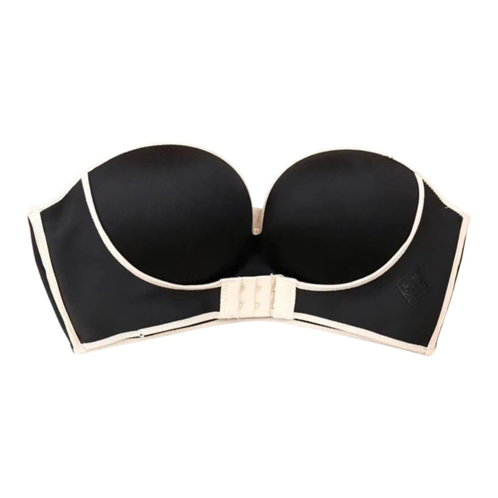 Padded Bra Gather Strapless Bra Women Super Push Up Bra Sexy Lingerie Invisible Brassiere With