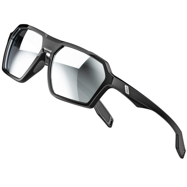 Gafas de Sol Polarizadas de Moda ATTCL para Hombre 2137 Negro Plata