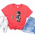 thumbnail image 5 of Teddy Bear Fisherman - Women's Short Sleeve Tee, 5 of 11