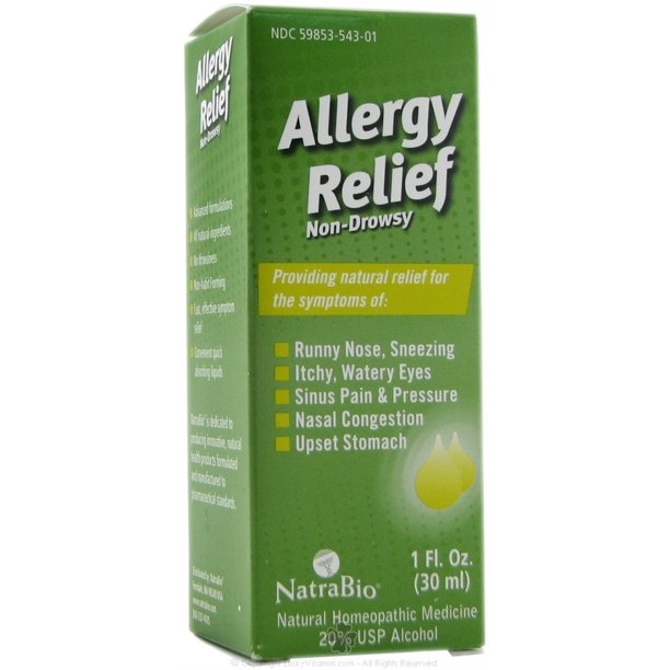 NatraBio - Allergy Relief - 1 oz. - Walmart.com - Walmart.com