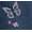 Dark Wash Embroidered, variant on Girls Fashion Flare Jegging, Sizes 4-18 & Plus