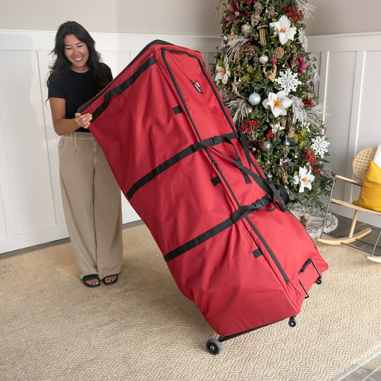 Santa s Bag XXL Expandable Tree Storage Duffel Red