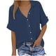 thumbnail image 1 of Fiudx Camisas para Mujer Blusas de Cuello Redondo de Manga Corta con Estampado Informal a La Moda para Mujer, 1 of 6