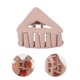 thumbnail image 3 of Ofertas Únicas 3 Pcs Elegantes Clips de Cabello en Forma de Triángulo para Mujeres 1.69"x1.38"x1.10" Blanco, Beige, Rosa, 3 of 3