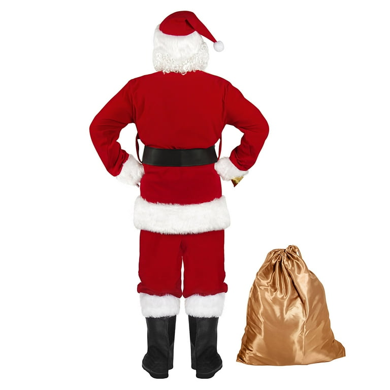 Santa claus outfit walmart best sale