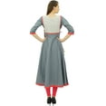 thumbnail image 3 of Bimba Robe Anarkali Évasée pour Femmes en Coton Kurta Chic Tunique Longue Personnalisée, 3 of 9