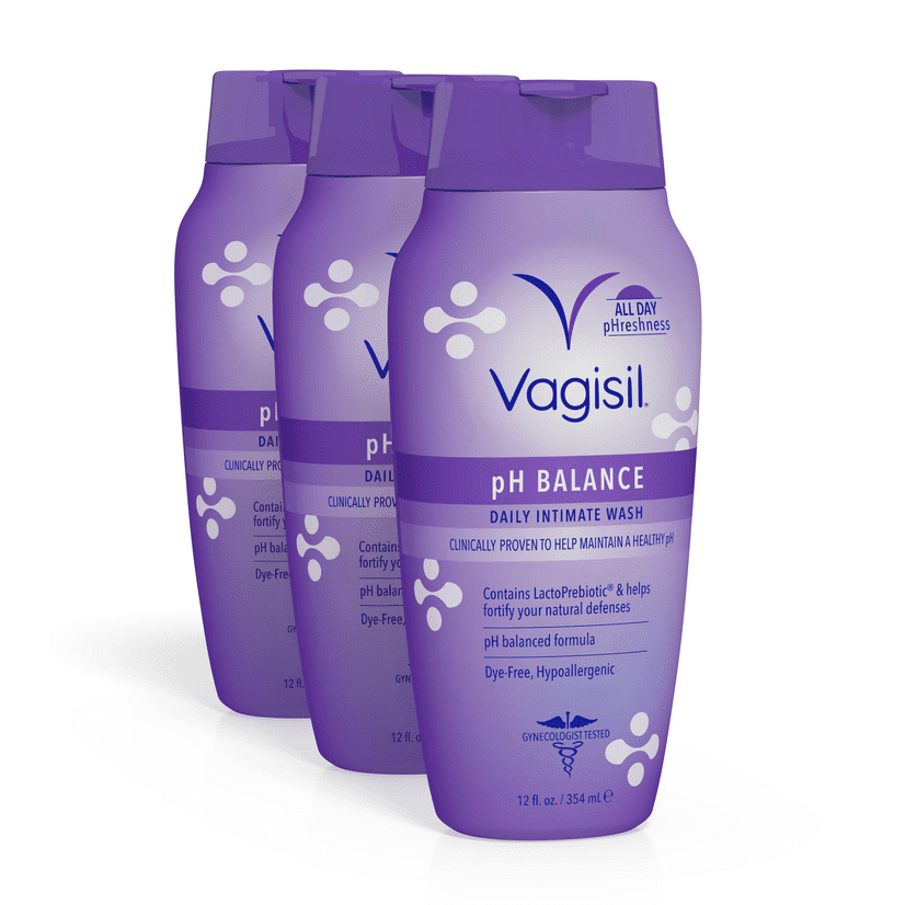 Vaginal pH Balance Daily Intimate Vaginal Wash, 12 Ounce Wash Walmart