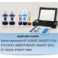 thumbnail image 2 of czcpp-Compatible Ink Bottles with 522 Series – High Yield Combo Pack for ET-2800, ET-4800, and More (Black, Cyan, Magenta, Yellow), 2 of 4