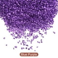 thumbnail image 2 of Uxcell 20g Crushed Glass Chips, 1-3mm Irregular Metallic Sequins Glass Stone Blue Purple, 2 of 5